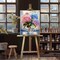 Paint by Numbers Kit for Adults & Kids – 16"x20" Canvas, Colorful Flowers in Vase, Includes 3 Paintbrushes, Beginner-Friendly Acrylic Painting